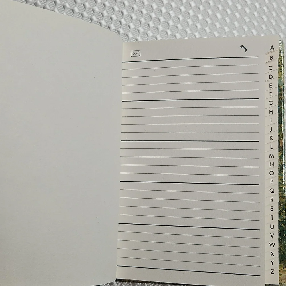 VAN GOGH MUSEUM ADDRESS BOOK-GARDEN WITH LOVERS/ COUPLE